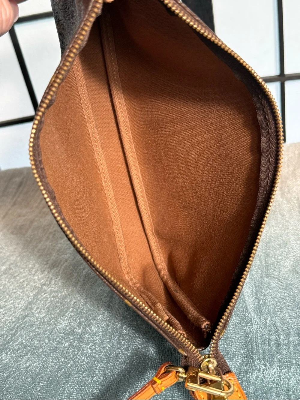 Louis Vuitton Brown Monogram Pochette